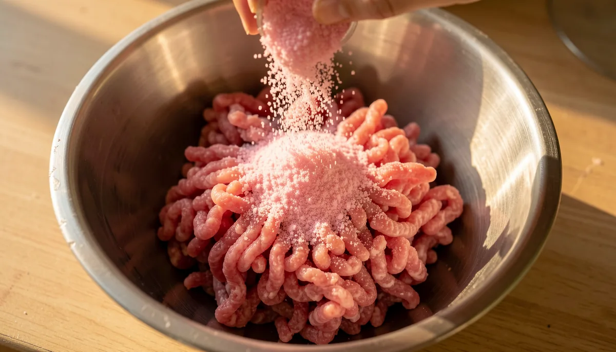 Зачем добавлять нитрит в мясной фарш