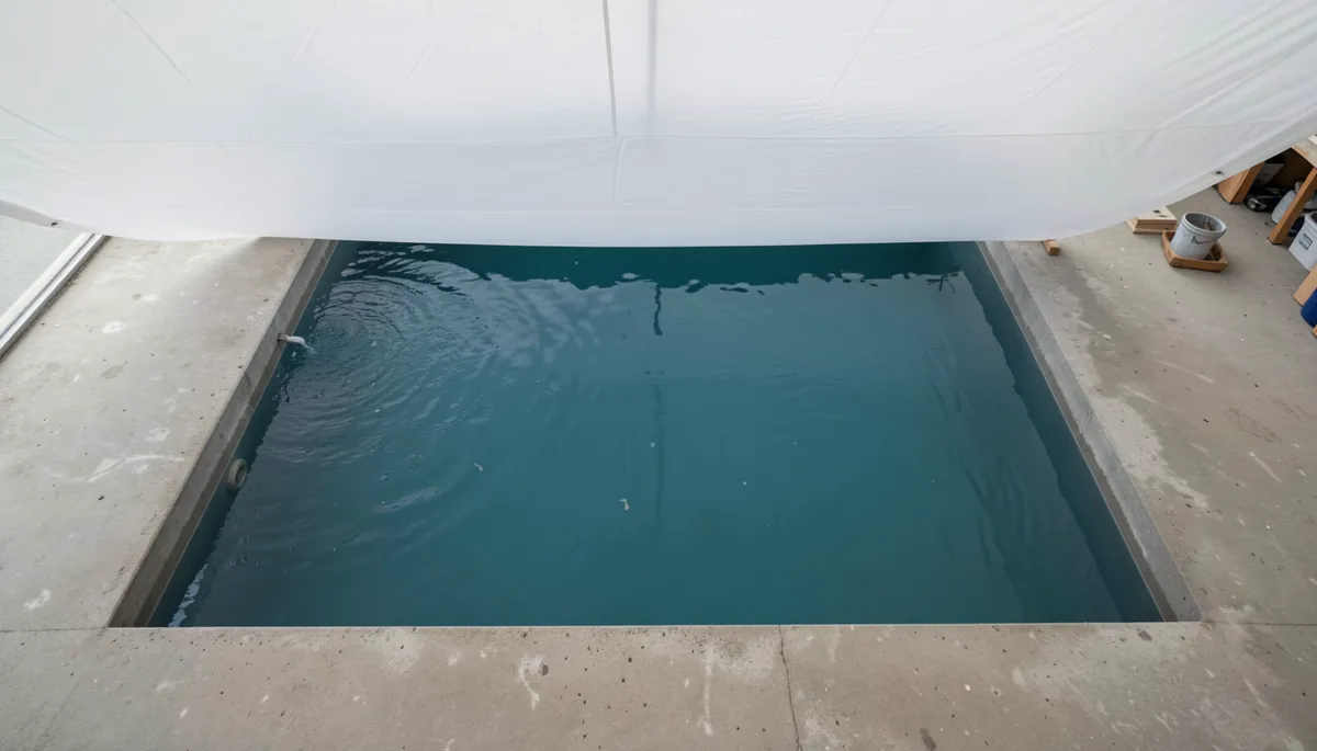 Что делать, если натяжной потолок залило водой