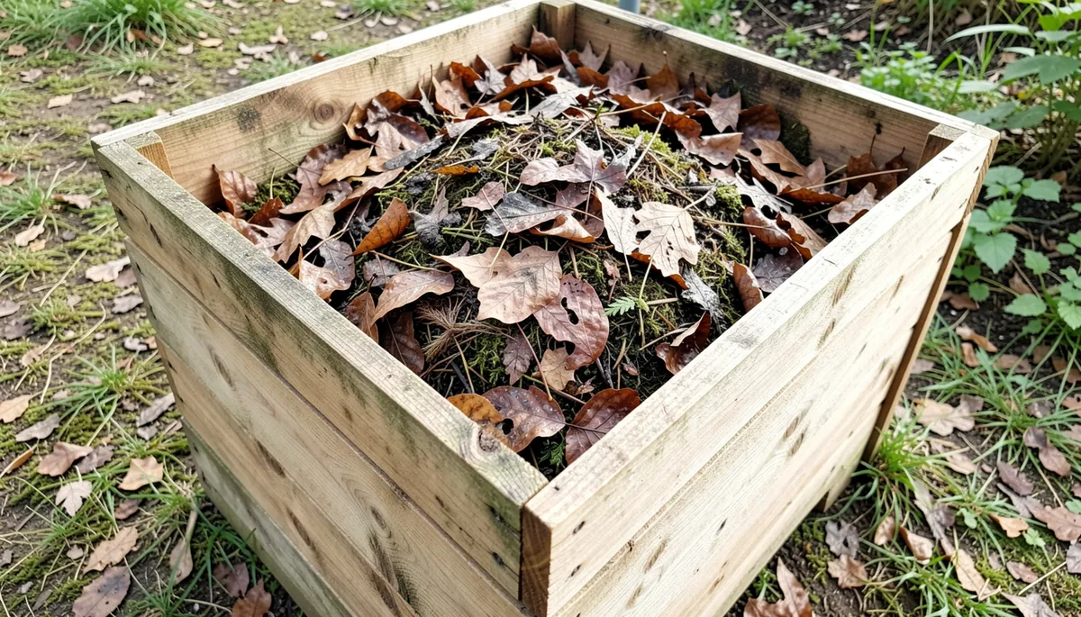 Способ №2: Классическая компостная куча или клетка
