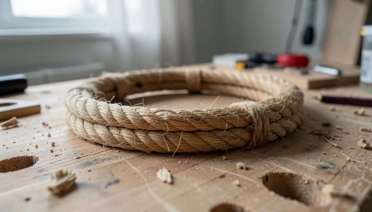 Как сделать круглый домик из веревки (метод намотки)