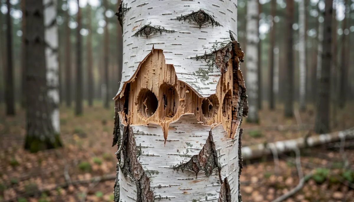 Когда дерево начинает умирать