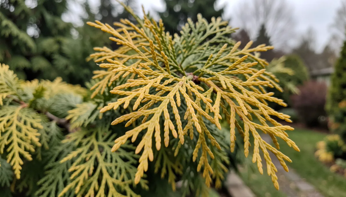 Почему желтеет Thuja Smaragd: основные причины