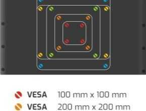 Размер vesa что показывают по телевизору