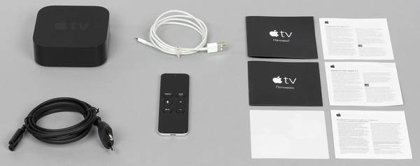 Упаковка Apple TV